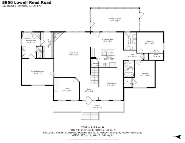 5950 Lowell Reed Road, Ravenel, SC 29470