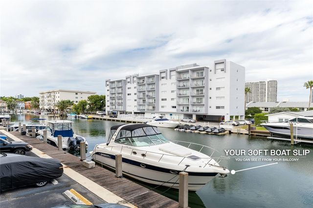 3665 NE 167th St 207 + 30' Deeded Dock, North Miami Beach, FL 33160