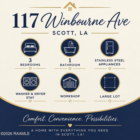 117 Winbourne Avenue, Scott, LA 70583