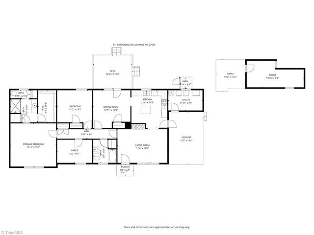 131 Parsonage Drive, Advance, NC 27006