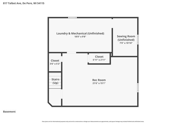 817 TALBOT AVENUE, De Pere, WI 54115
