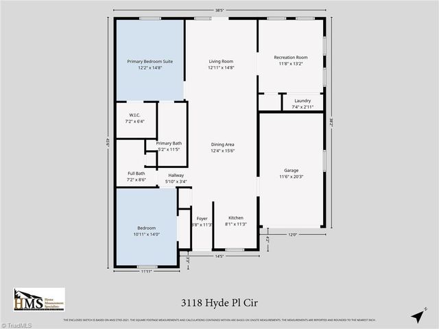 3118 Hyde Place Circle, Winston-salem, NC 27103