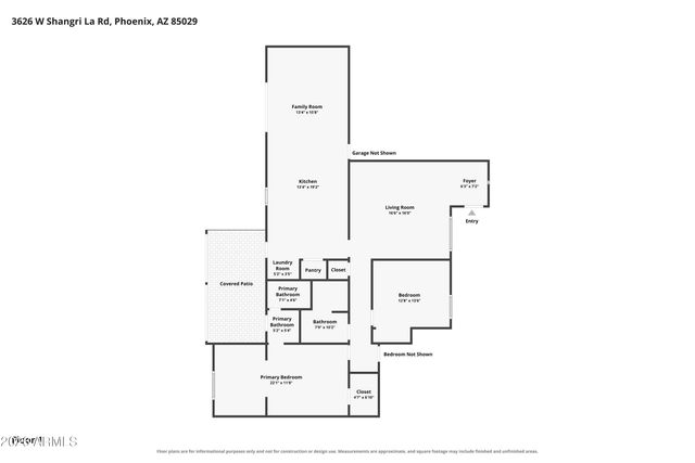3626 W SHANGRI LA Road, Phoenix, AZ 85029
