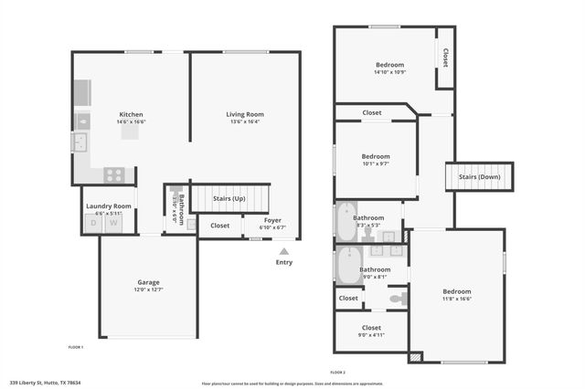 339 Liberty ST, Hutto, TX 78634