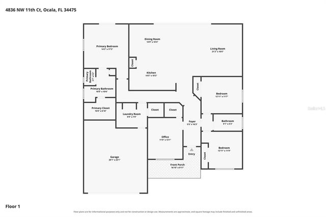 4836 NW 11TH COURT, Ocala, FL 34475