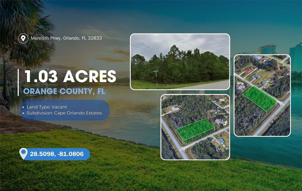 Image 1 of property listing at Lot 85 MEREDITH PARKWAY, Orlando, FL 32833