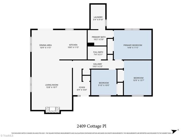 2409 Cottage Place, Greensboro, NC 27455