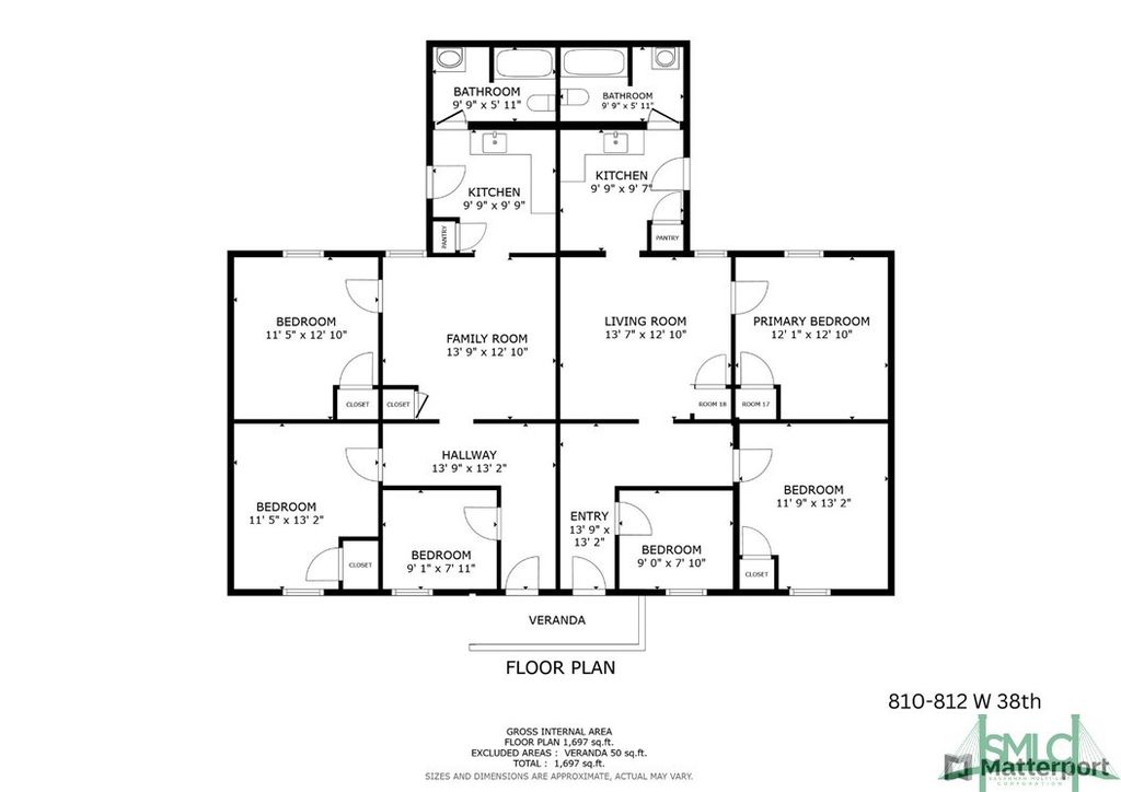 Image 13 of property listing at 810-816 W 38th/ 2120- 2122 Bulloch Street, Savannah, GA 31415