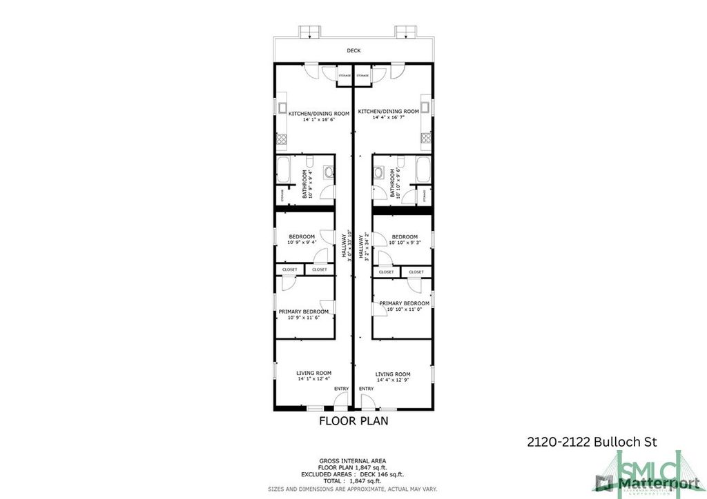 Image 15 of property listing at 810-816 W 38th/ 2120- 2122 Bulloch Street, Savannah, GA 31415