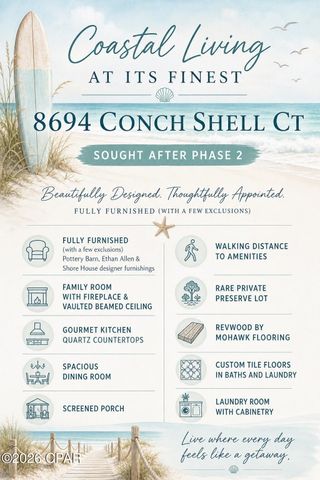 8694 Conch Shell Court, Panama City Beach, FL 32413
