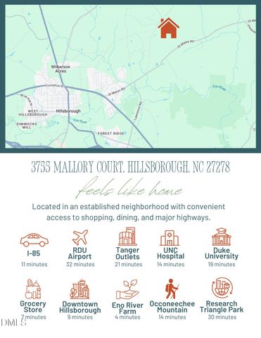 3755 Mallory Court, Hillsborough, NC 27278