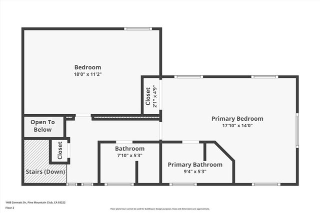 1408 Zermatt Drive, Pine Mountain Club, CA 93222