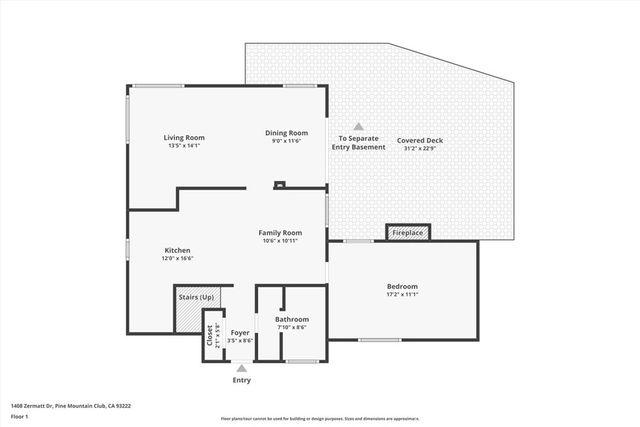 1408 Zermatt Drive, Pine Mountain Club, CA 93222