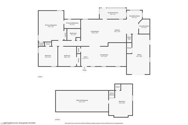 1008 Chalbourne DR, Chesapeake, VA 23322