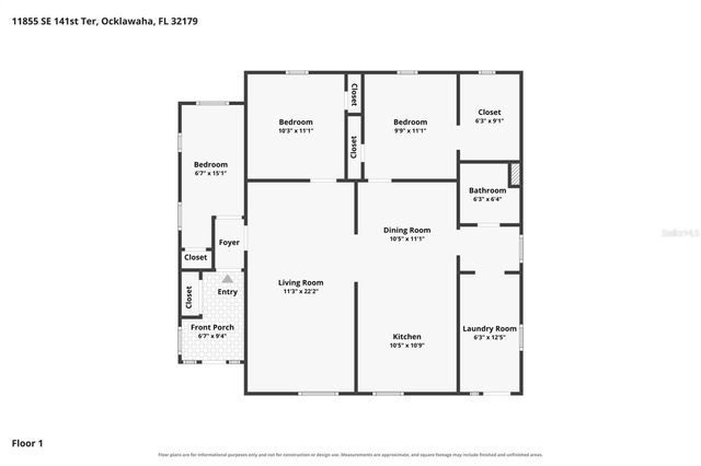 11855 SE 141ST TERRACE, Ocklawaha, FL 32179