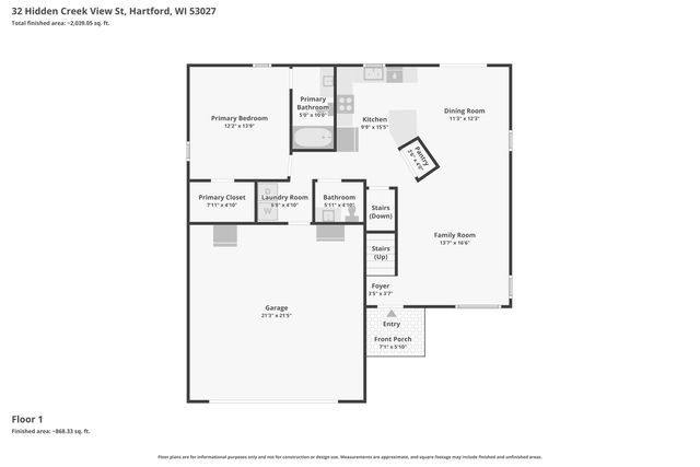 32 Hidden Creek VIEW, Hartford, WI 53027
