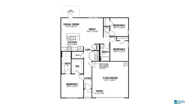 3975 OVER BURDEN DRIVE, Mount Olive, AL 35117