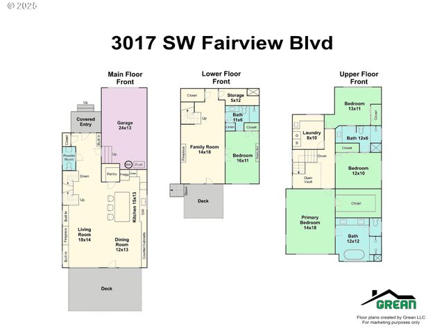 3017 Sw FAIRVIEW Blvd, Portland, OR 97205
