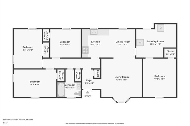 1206 Canterview Drive, Houston, TX 77047