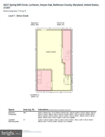 6627 SPRING MILL CIR, Gwynn Oak, MD 21207