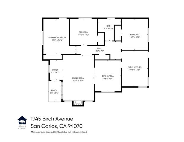 1945 Birch Avenue, San Carlos, CA 94070