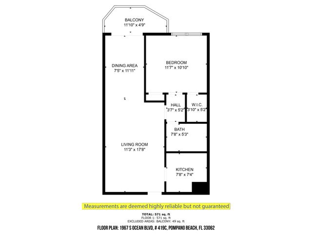 1967 S Ocean Blvd 419-C, Lauderdale By The Sea, FL 33062