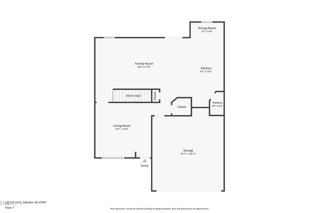 336 Gourd Street, Zebulon, NC 27597