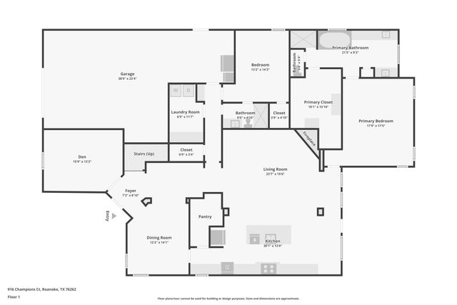916 Champions Court, Roanoke, TX 76262
