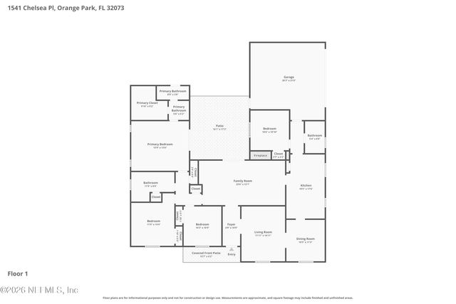 1541 CHELSEA Place, Orange Park, FL 32073