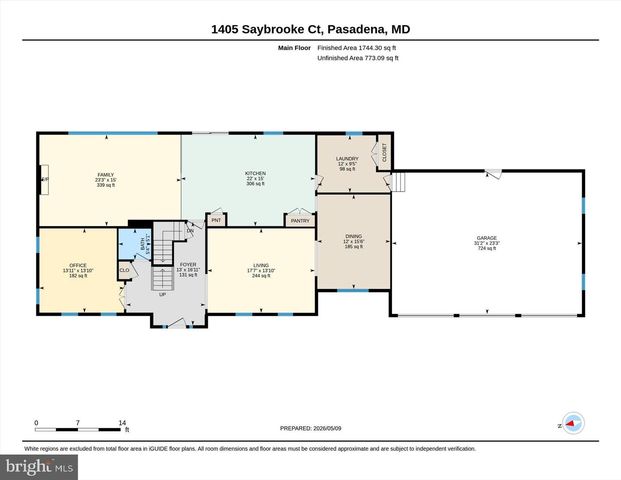 1405 SAYBROOKE CT, Pasadena, MD 21122