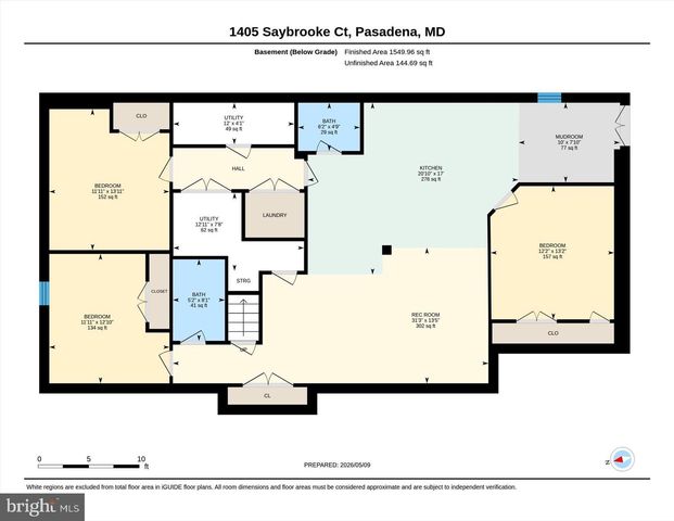 1405 SAYBROOKE CT, Pasadena, MD 21122
