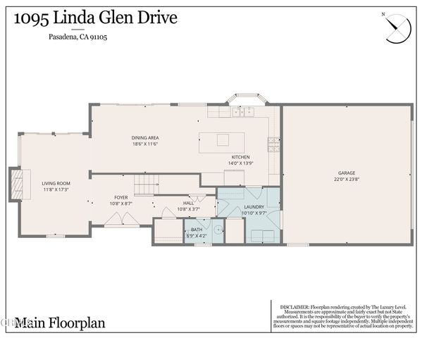 1095 Linda Glen Drive, Pasadena, CA 91105