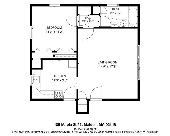 108 Maple St 3, Malden, MA 02148