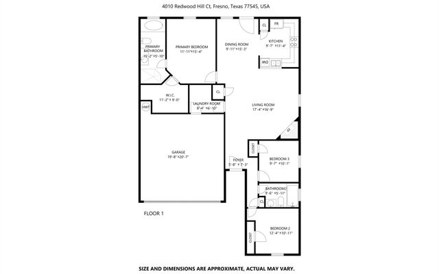 4010 Redwood Hill Court, Fresno, TX 77545