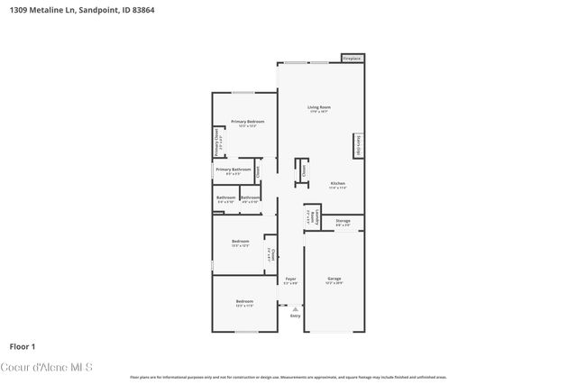 1309 Metaline Lane, Sandpoint, ID 83864