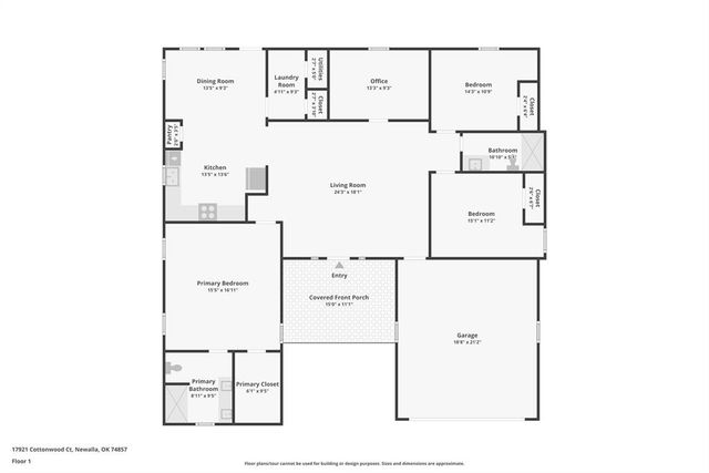 17291 Cottonwood Court, Newalla, OK 74857