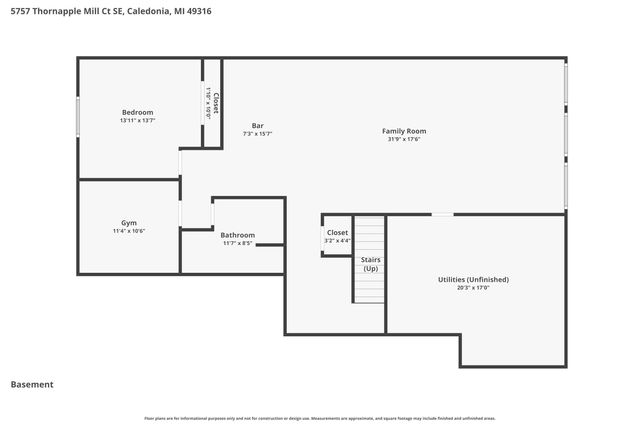5757 Thornapple Mill Court, Caledonia Twp, MI 49316
