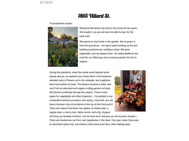 1865 VILLARD St, Eugene, OR 97403