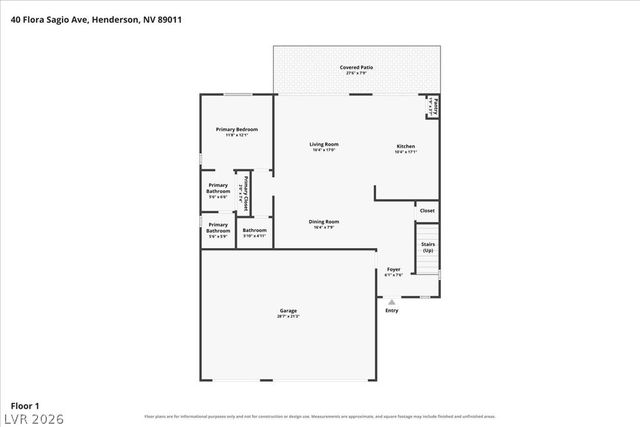 40 Flora Sagio Avenue, Henderson, NV 89011
