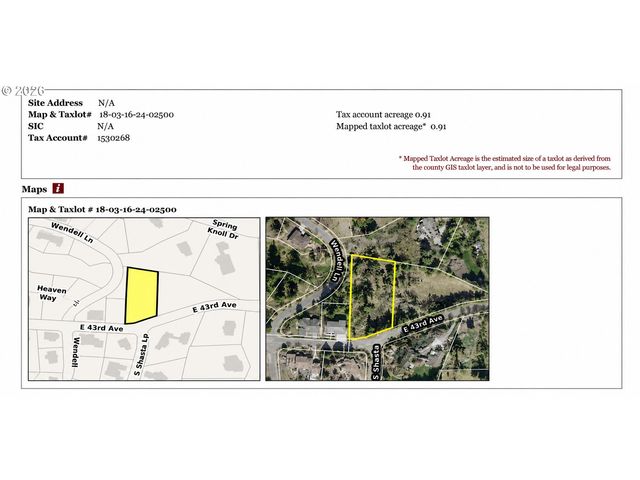 E 43RD- Parcel 1, Eugene, OR 97405