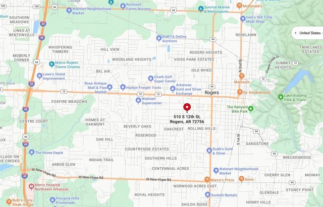 510 12th Street, Rogers, AR 72756