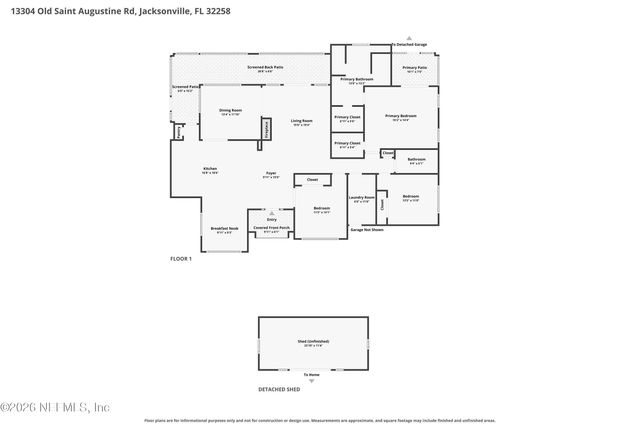 13304 OLD SAINT AUGUSTINE Road, Jacksonville, FL 32258