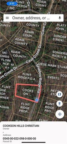 Shadow Ridge Road, Kansas, OK 74347