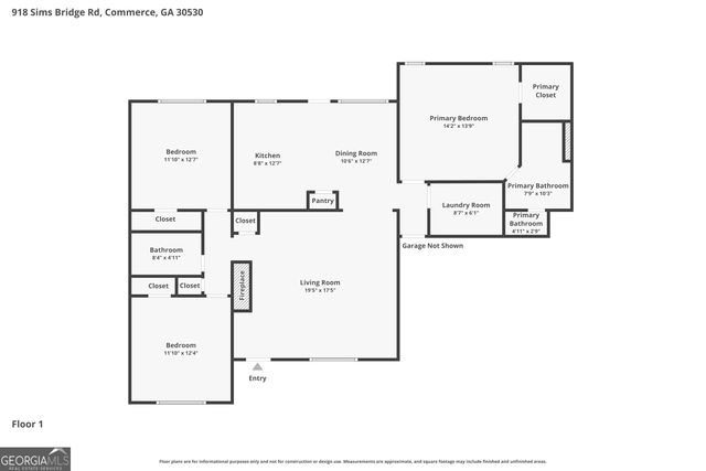 918 Sims Bridge Road, Commerce, GA 30530