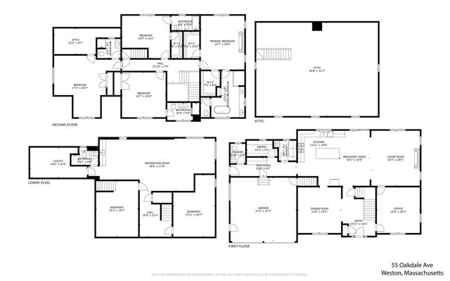 55 Oakdale Ave, Weston, MA 02493
