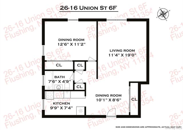 26-16 Union Street 6F, Flushing, NY 11354