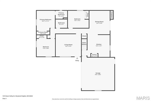 1215 Dawn Valley, Maryland Heights, MO 63043