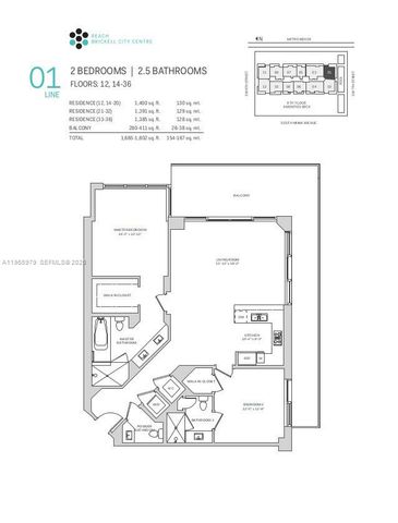 68 SE 6th St 1201, Miami, FL 33131