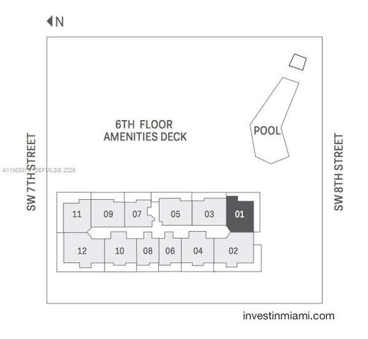 68 SE 6th St 1201, Miami, FL 33131