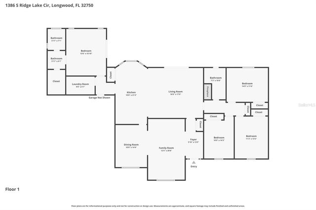 1386 S RIDGE LAKE CIRCLE, Longwood, FL 32750